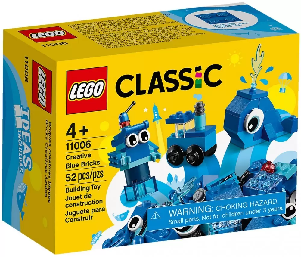 LEGO Classic - Briques créatives bleues
