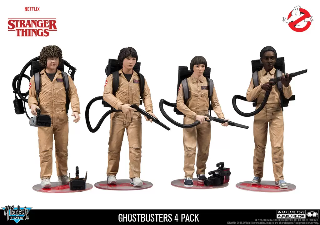 McFarlane - Stranger things - Ghostbusters Deluxe Box 4 Pack