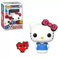 Sanrio - Hello Kitty 8-Bit with Heart