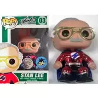 Stan Lee Superhero Red Metallic
