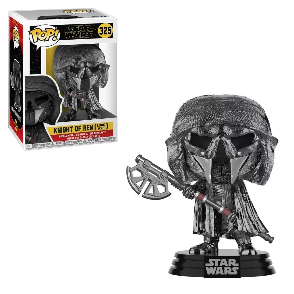 POP! Star Wars - Knight of Ren Long Axe Hematite Chrome