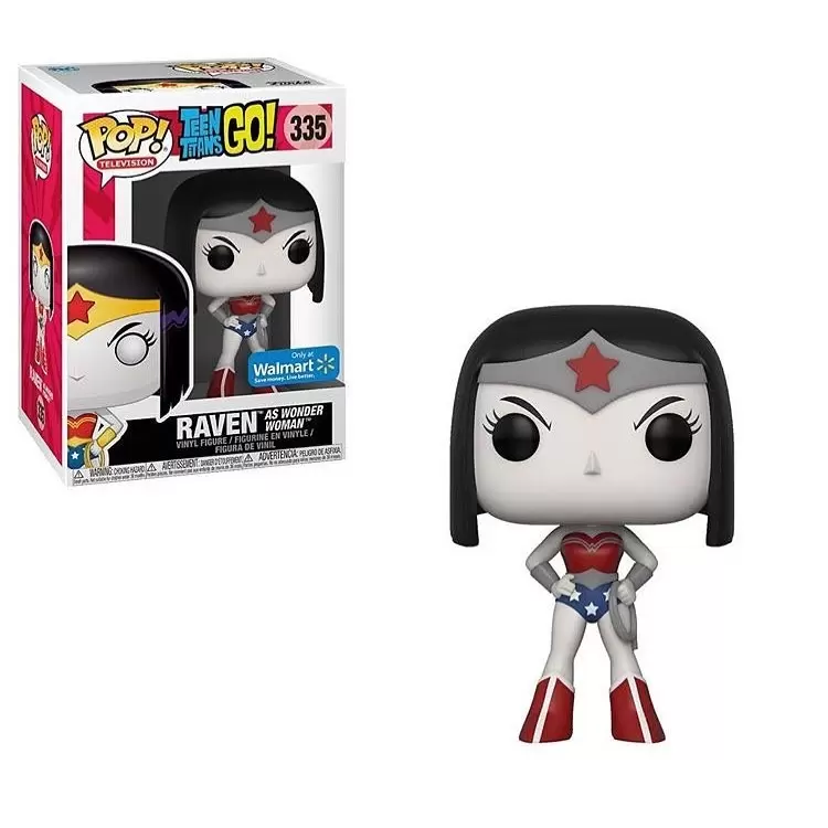 POP! Television - Teen Titans Go! - Raven As Wonder Woman Grayscale