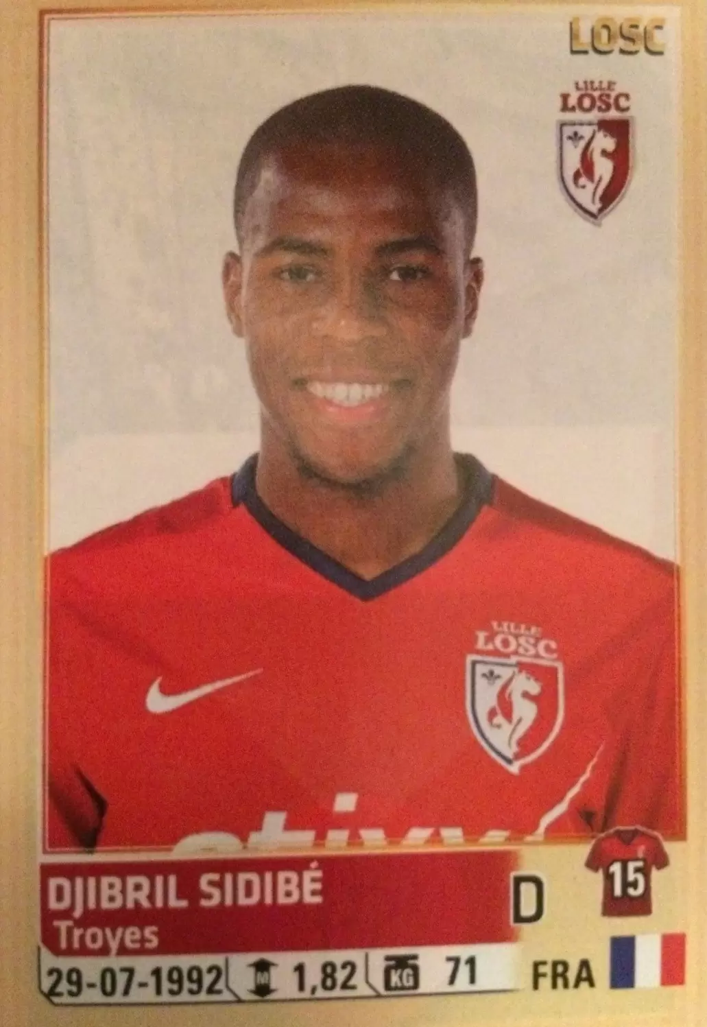 Foot 2014-2015 - Djibril Sidibe