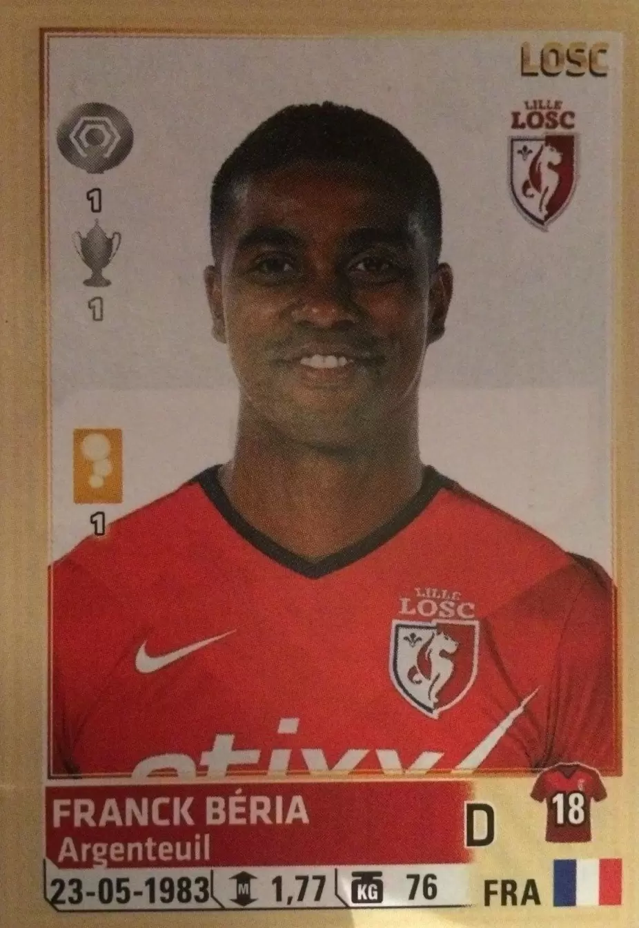 Foot 2014-2015 - Franck Beria