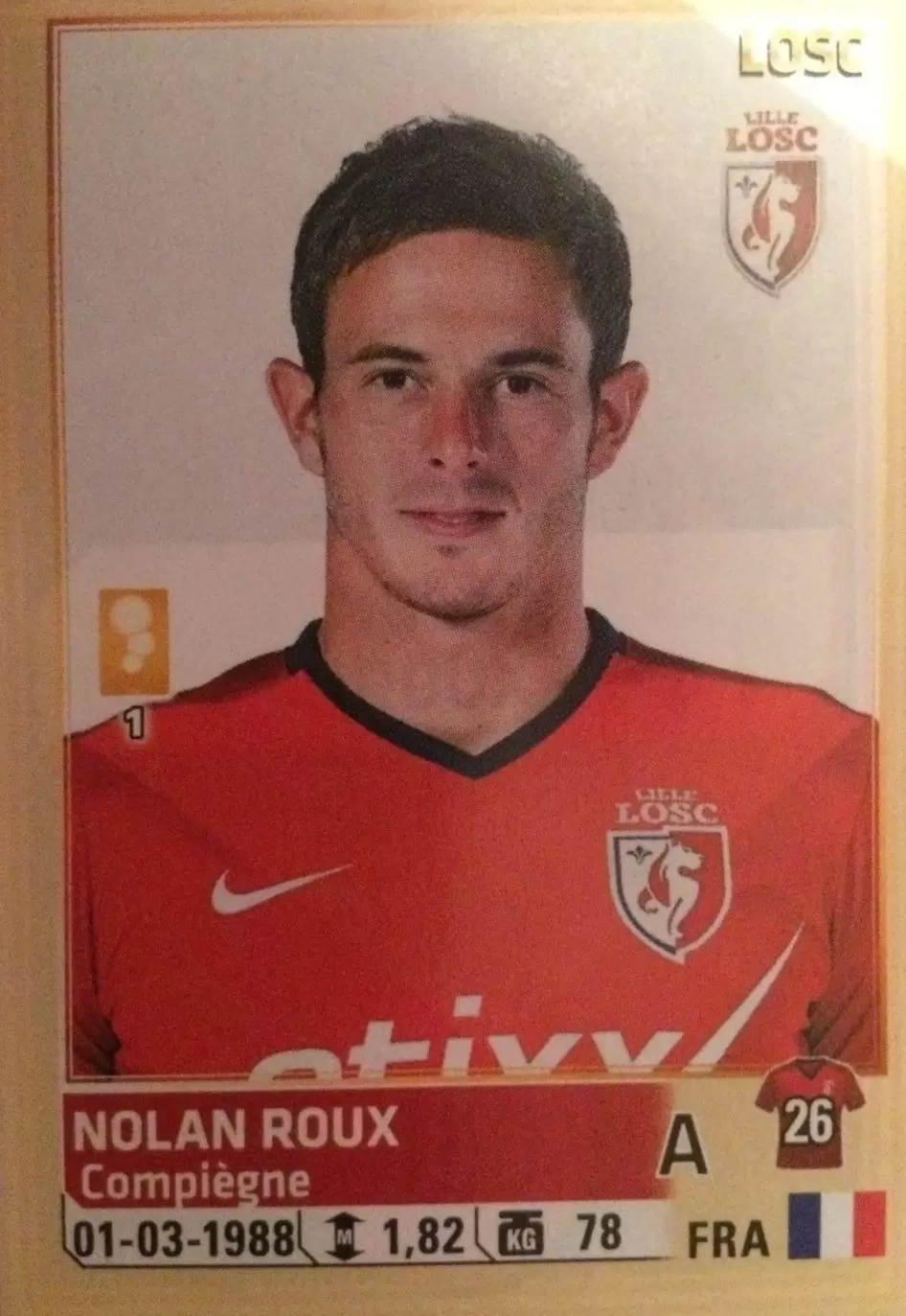 Foot 2014-2015 - Nolan Roux