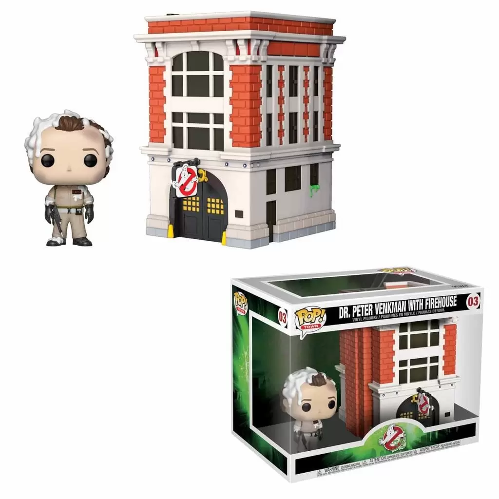 POP! Town - Ghostbusters - Dr. Peter Venkman with Firehouse