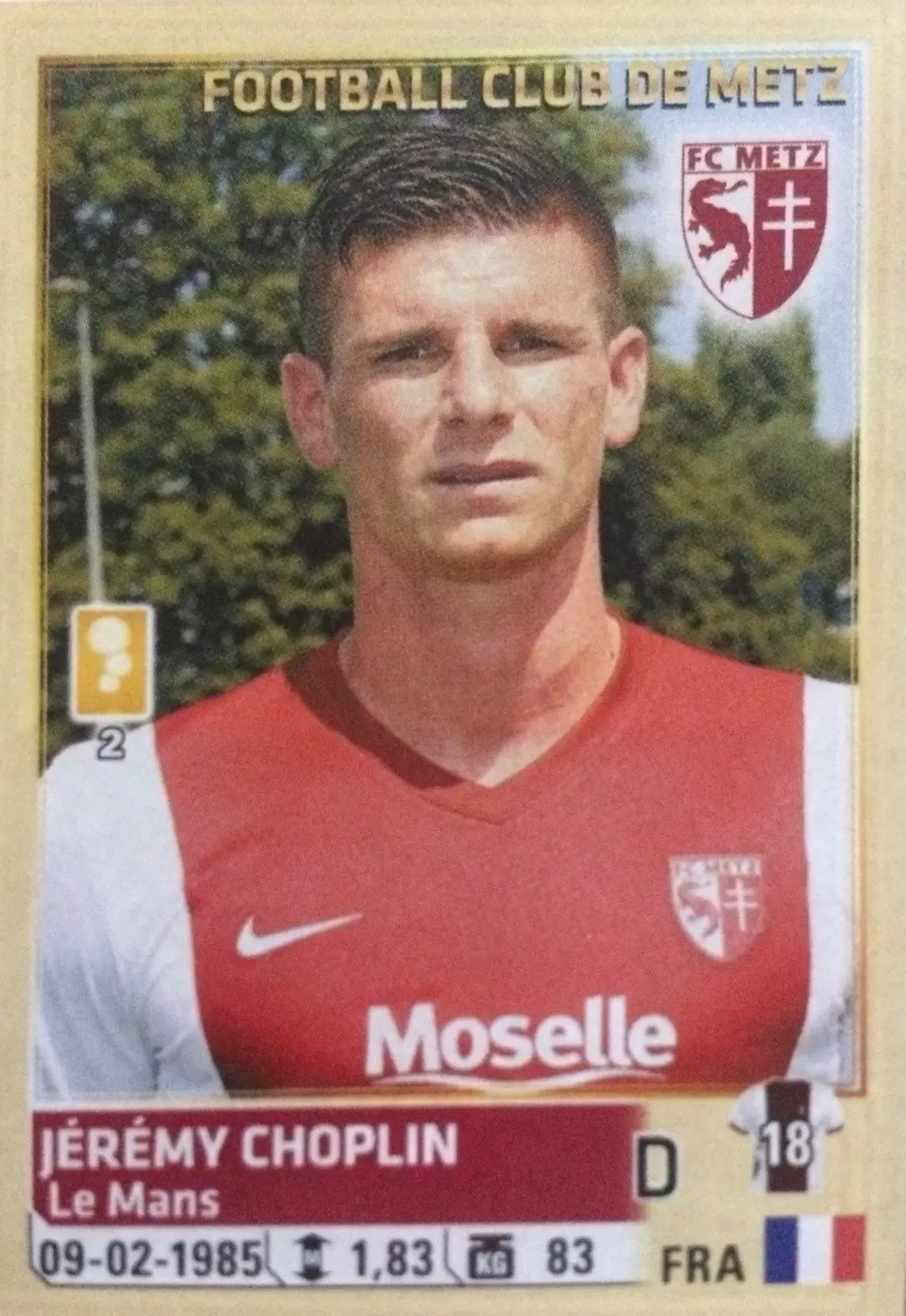 Foot 2014-2015 - Jeremy Choplin