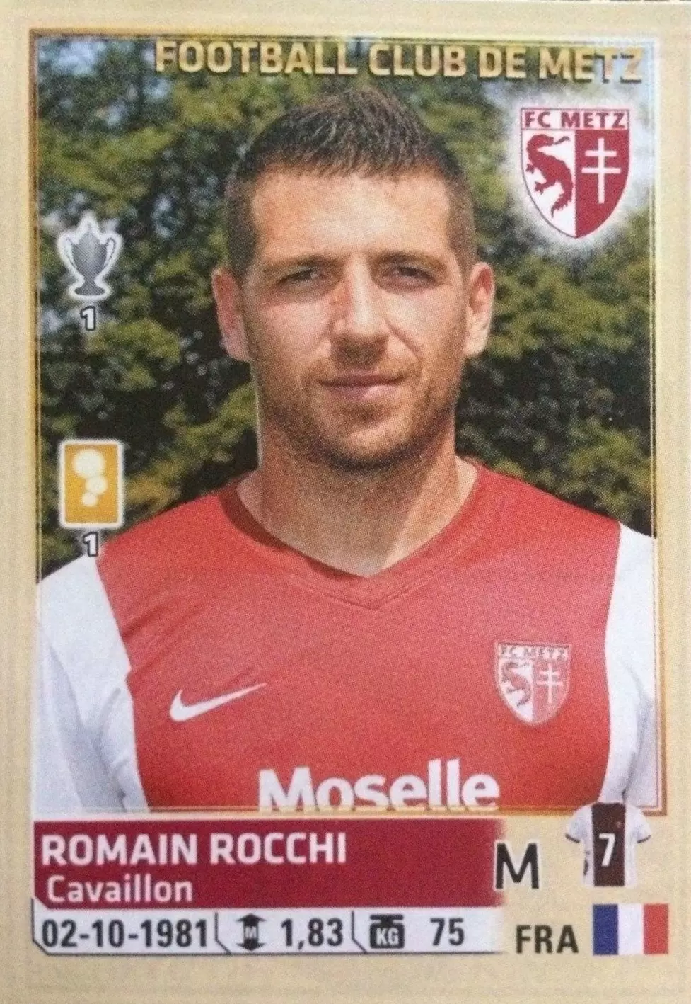 Foot 2014-2015 - Romain Rocchi
