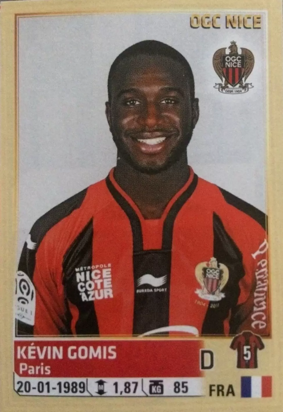 Foot 2014-2015 - Kevin Gomis