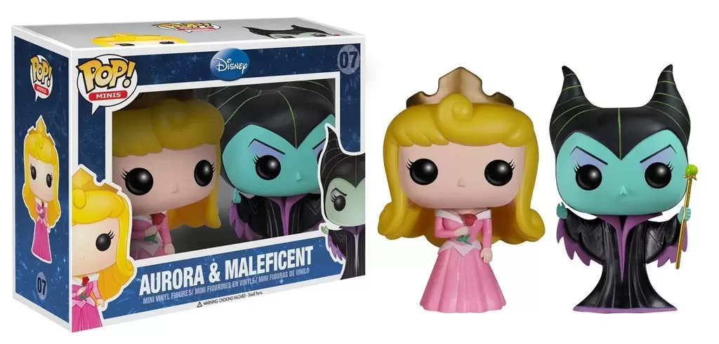 Pocket Pop! and Pop Minis! - Disney - Aurora & Maleficent