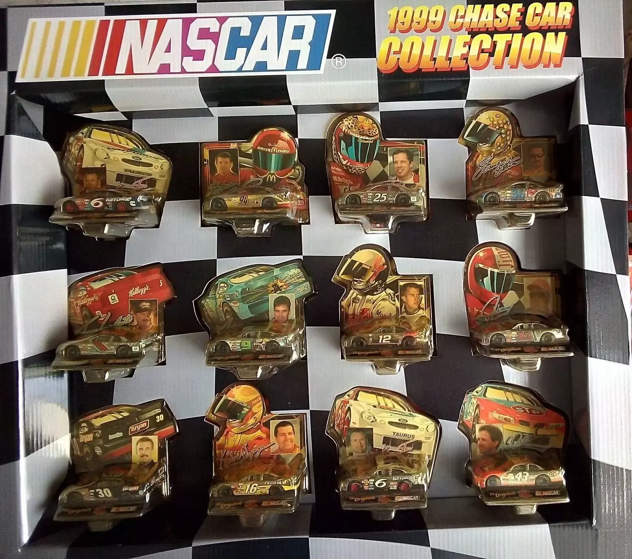 Racing Champions Nascar 1/64 Stock Car - Racing champions 1999 chase car collection