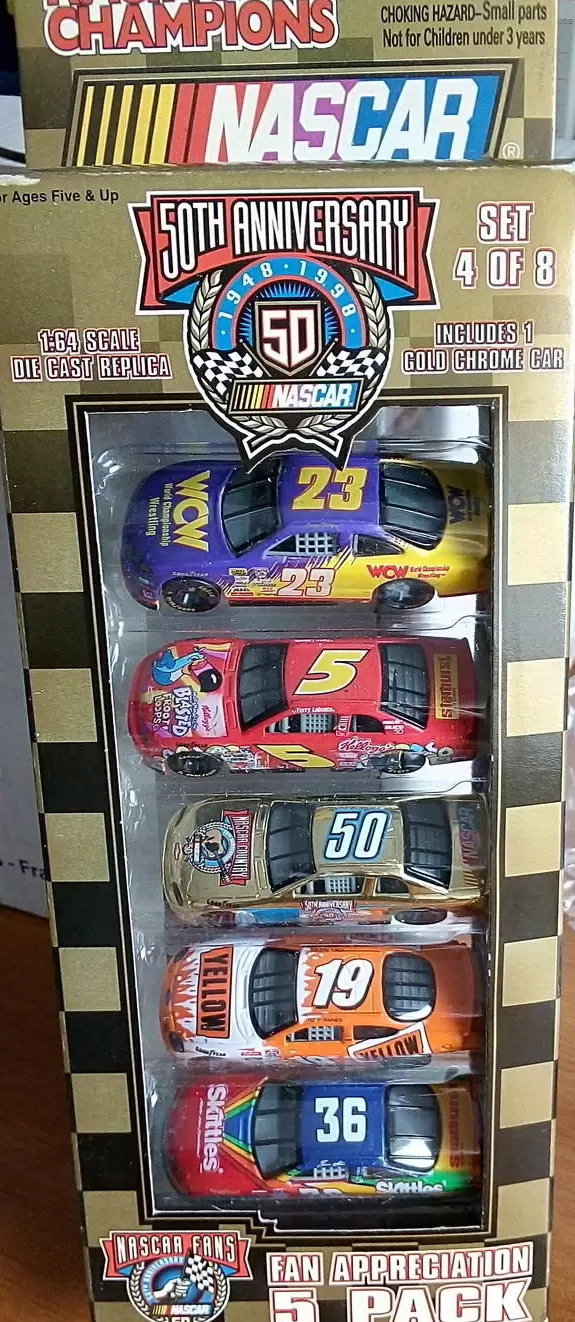 Racing Champions Spécial Édition Fan Appréciation 5 Pack - NASCAR 50th Anniversary set 4/8