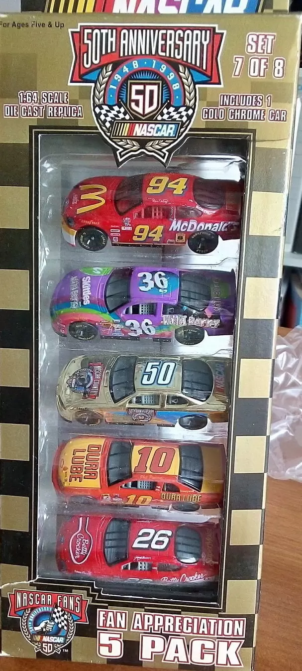 Racing Champions Spécial Édition Fan Appréciation 5 Pack - NASCAR 50th Anniversary set 7/8