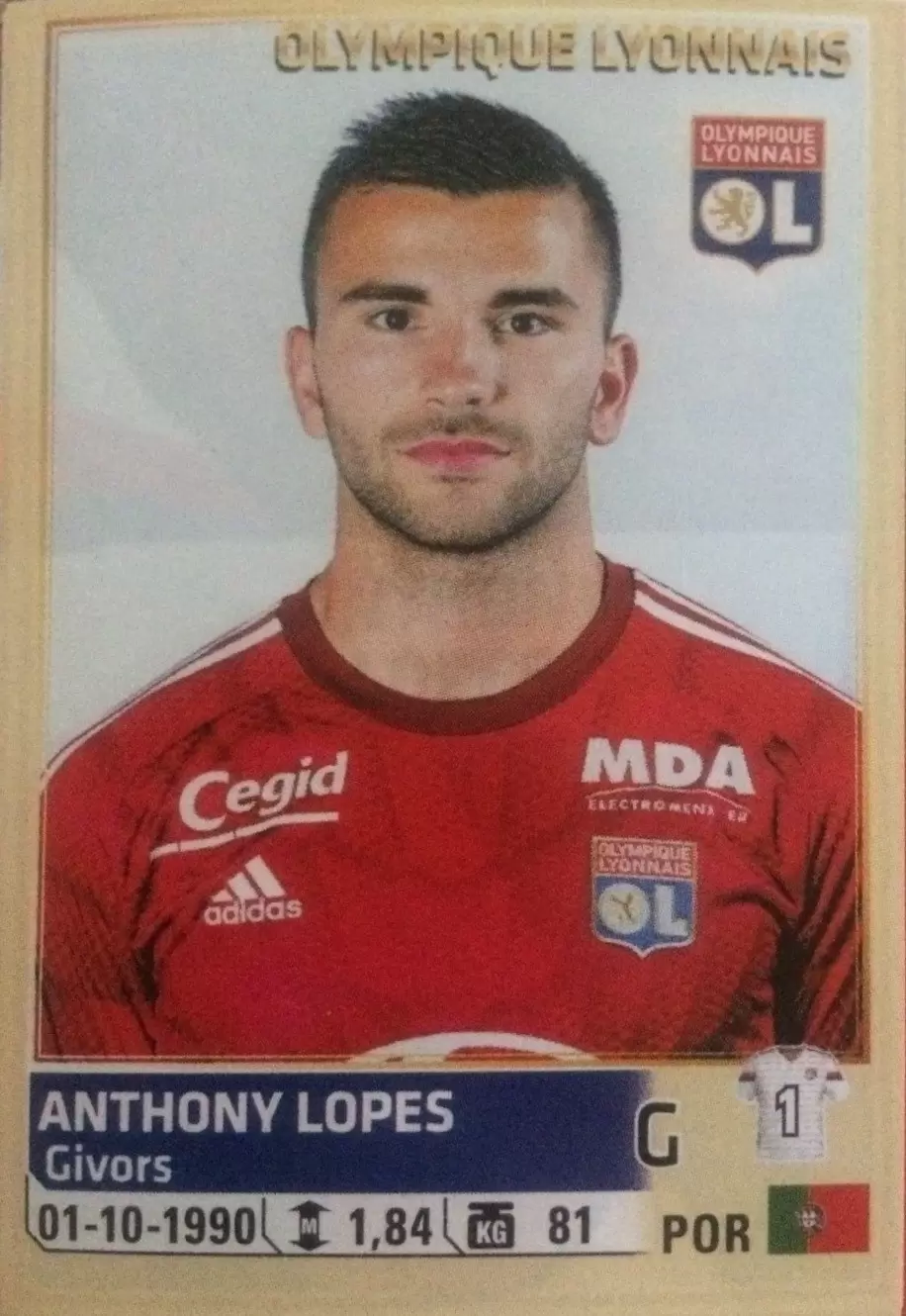 Foot 2014-2015 - Anthony Lopes