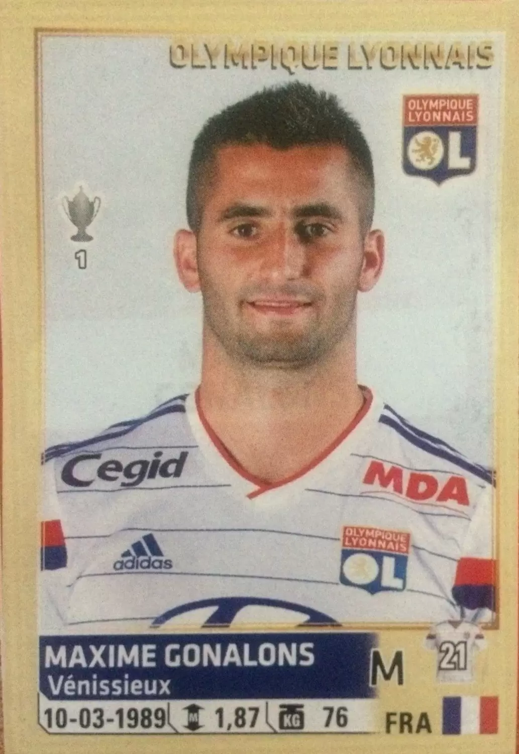 Foot 2014-2015 - Maxime Gonalons