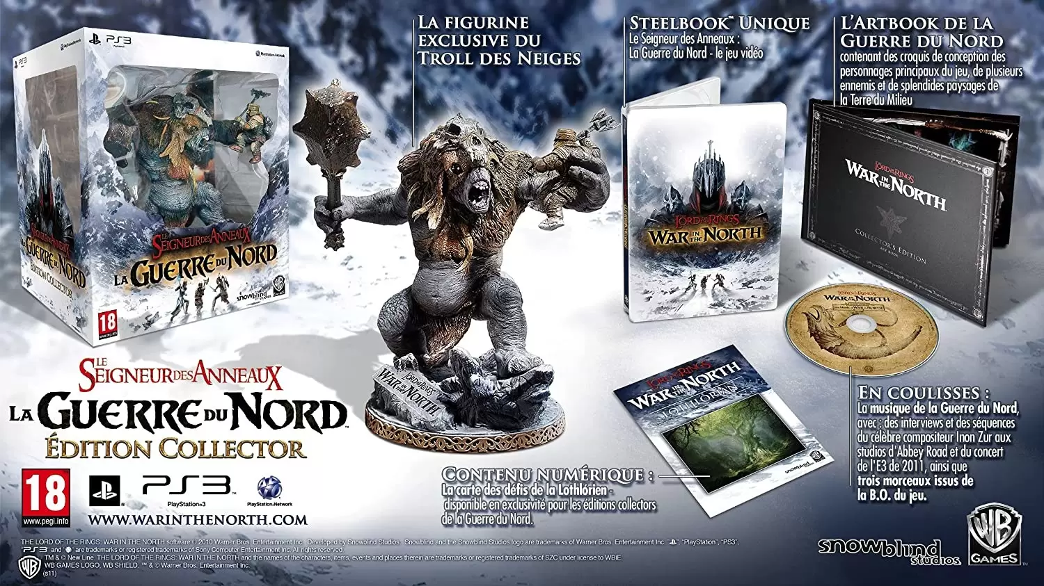 Jeux PS3 - Le Seigneur des Anneaux : La Guerre du Nord - Edition Collector