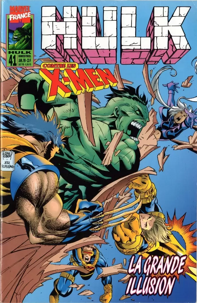 Hulk (6ème Série - Semic) - Hulk contre les X-Men-La grande illusion