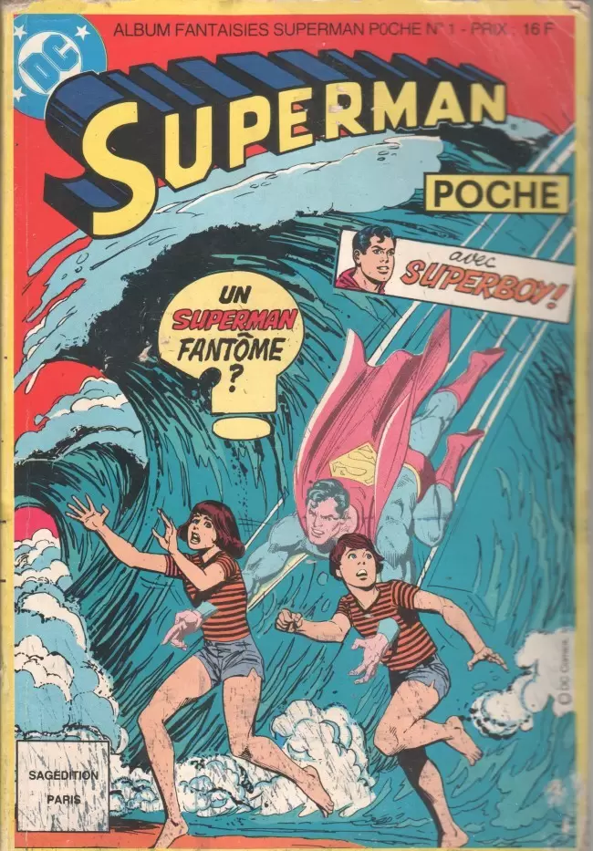 Superman Poche (Sagédition) - Album Fantaisies N°1 (du n°68 au n°71)
