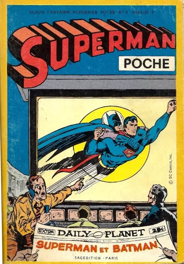 Superman Poche (Sagédition) - Album Fantaisies N°6 (du n°89 au n°91)