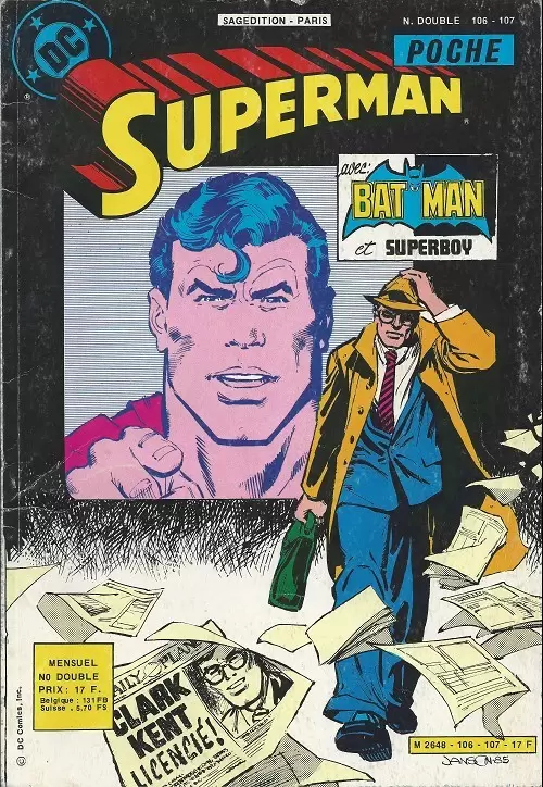 Superman Poche (Sagédition) - Clark Kent licencié