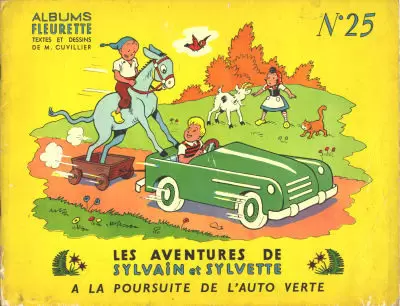 Sylvain et Sylvette 1ère Série Fleurette - A la poursuite de l\'auto verte