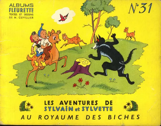 Sylvain et Sylvette 1ère Série Fleurette - Au royaume des biches
