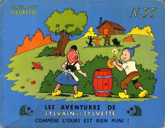 Sylvain et Sylvette 1ère Série Fleurette - Compère l\'ours est bien puni