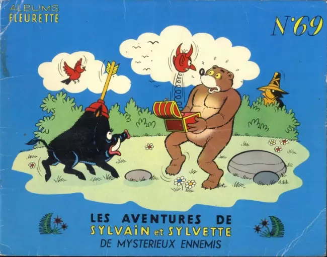 Sylvain et Sylvette 1ère Série Fleurette - De mystérieux ennemis