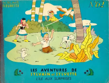 Sylvain et Sylvette 1ère Série Fleurette - L\'ile aux surprises