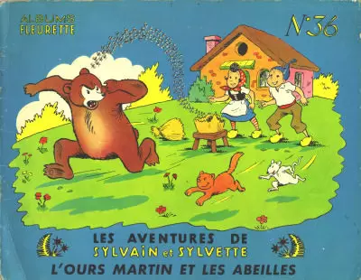 Sylvain et Sylvette 1ère Série Fleurette - L\'ours Martin et les abeilles