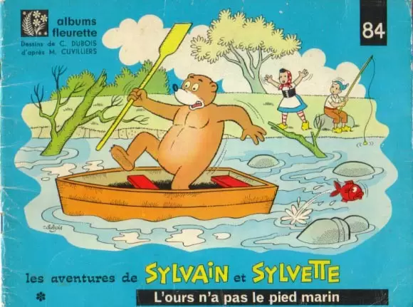 Sylvain et Sylvette 1ère Série Fleurette - L\'ours n\'a pas le pied marin