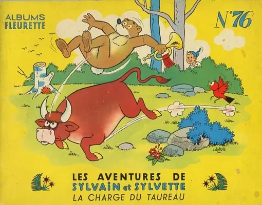 Sylvain et Sylvette 1ère Série Fleurette - La charge du taureau
