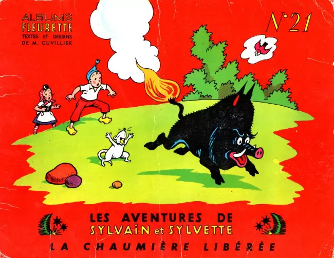Sylvain et Sylvette 1ère Série Fleurette - La chaumière libérée