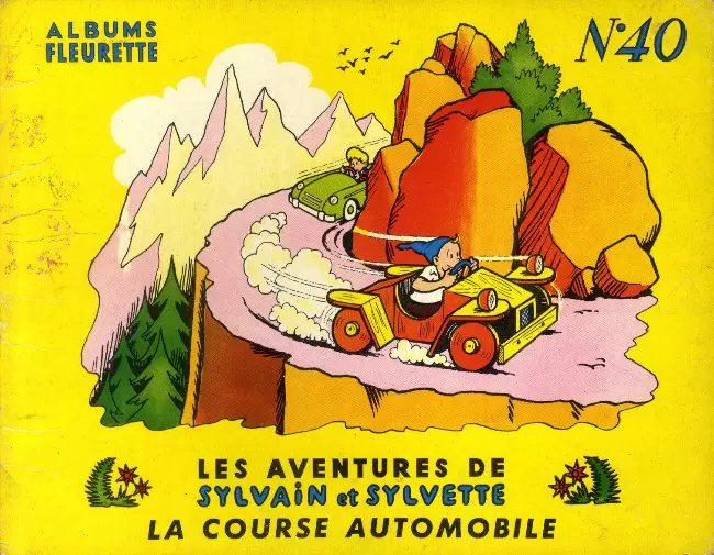 Sylvain et Sylvette 1ère Série Fleurette - La course automobile