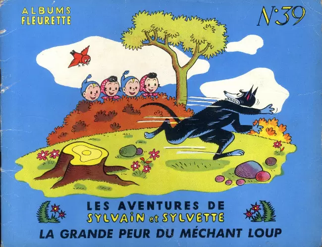 Sylvain et Sylvette 1ère Série Fleurette - La grande peur du méchant loup