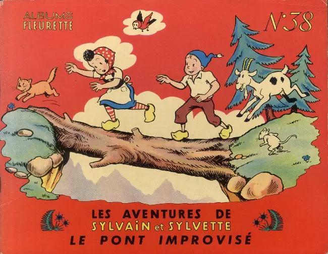 Sylvain et Sylvette 1ère Série Fleurette - Le pont improvisé