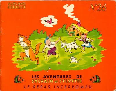 Sylvain et Sylvette 1ère Série Fleurette - Le repas interrompu