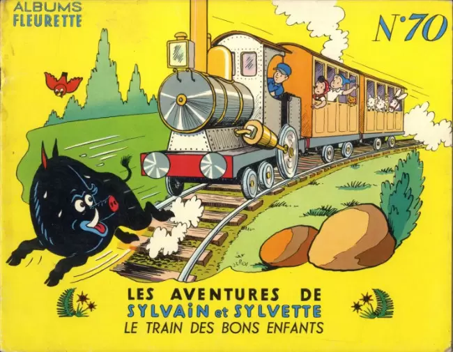 Sylvain et Sylvette 1ère Série Fleurette - Le train des bons enfants