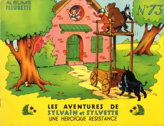 Sylvain et Sylvette 1ère Série Fleurette - Une héroîque résistance
