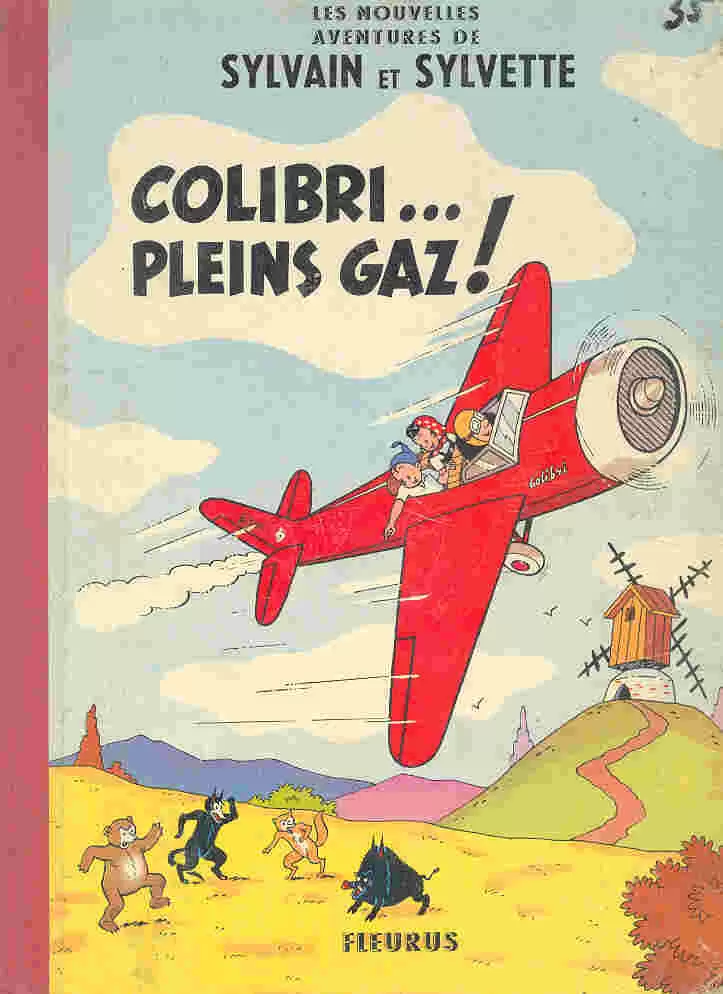 Sylvain et Sylvette 2ème Série Fleurette - Colibri... pleins gaz !