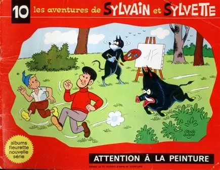Sylvain et Sylvette 3ème Série Fleurette - Attention à la peinture