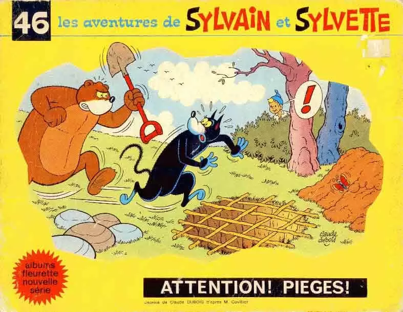 Sylvain et Sylvette 3ème Série Fleurette - Attention! Pièges!