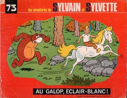 Sylvain et Sylvette 3ème Série Fleurette - Au galop, Eclair-Blanc