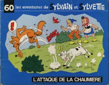 Sylvain et Sylvette 3ème Série Fleurette - L\'attaque de la chaumière