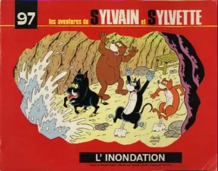 Sylvain et Sylvette 3ème Série Fleurette - L\'inondation