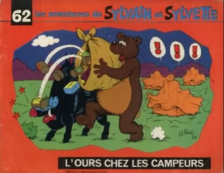 Sylvain et Sylvette 3ème Série Fleurette - L\'ours chez les campeurs