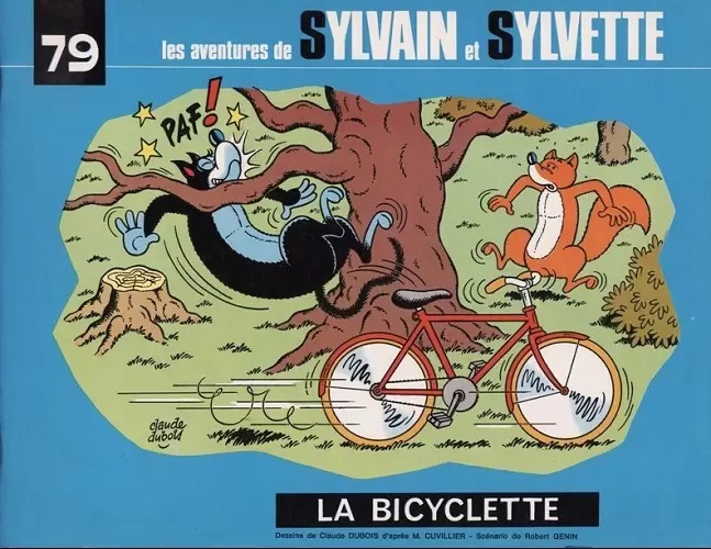 Sylvain et Sylvette 3ème Série Fleurette - La bicyclette