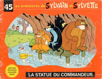 Sylvain et Sylvette 3ème Série Fleurette - La statue du commandeur