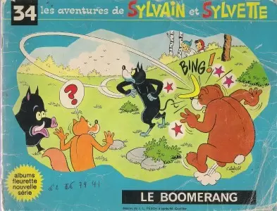 Sylvain et Sylvette 3ème Série Fleurette - Le boomerang