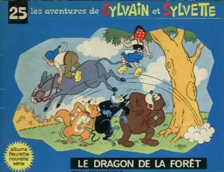 Sylvain et Sylvette 3ème Série Fleurette - Le dragon de la forêt